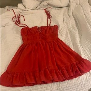 Flirty Red Lovers + Friends dress